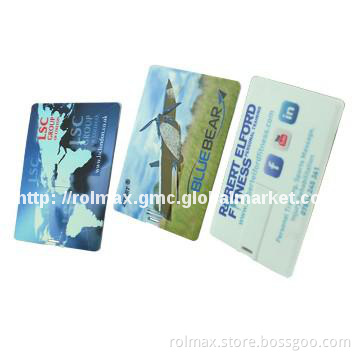 2013 Credit Card usb with fullcolour printing on both sides